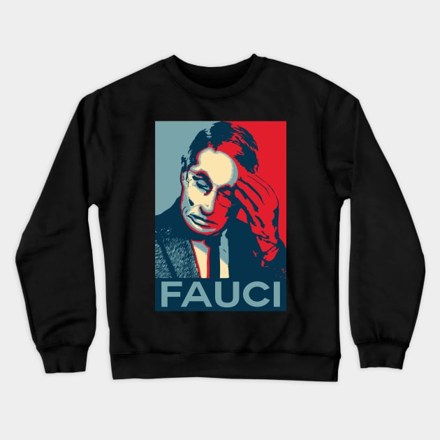 Fauci Facepalm Crewneck Sweatshirt by stuffbyjlim